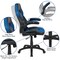 Flash Furniture Black Gaming Desk and Chair Set with Cup Holder BLN-X10D1904-BL-GG - alternate 8
